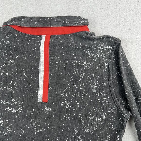 Parsley and‎ Sage Black Red Textured Long Sleeve Collared Button Front Jacket S - Picture 14 of 16